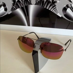 MAUI JIM LAVA TUBE Sunglasses MJ786-24B | Titanium